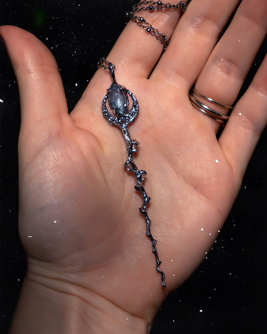 Kyanite Moon Wand